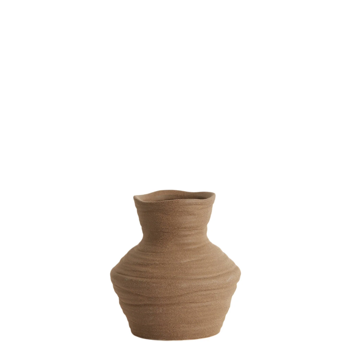 Greccio Vase Deco- Ceramics Matt Brown - Image 9
