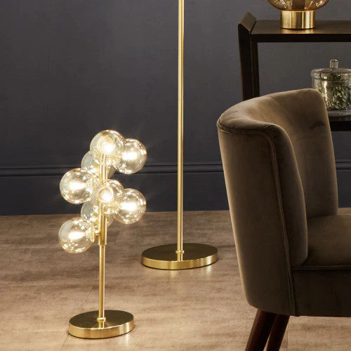 Vecchio Table Lamp-  Chrome/ Gold Metal - Image 3