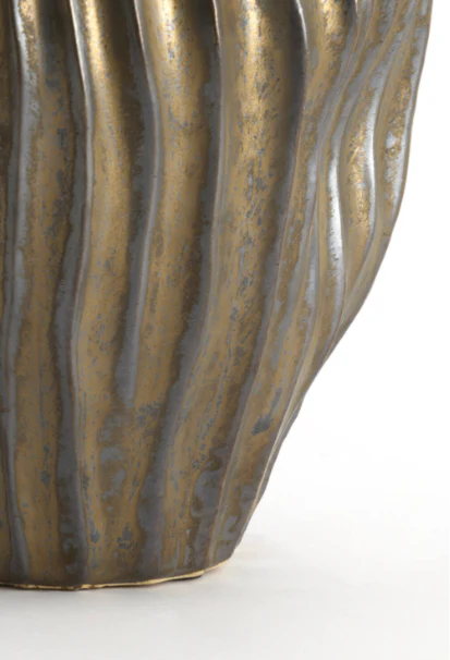 VECHHIA Vase Deco - Ceramics Antique Bronze - Image 3