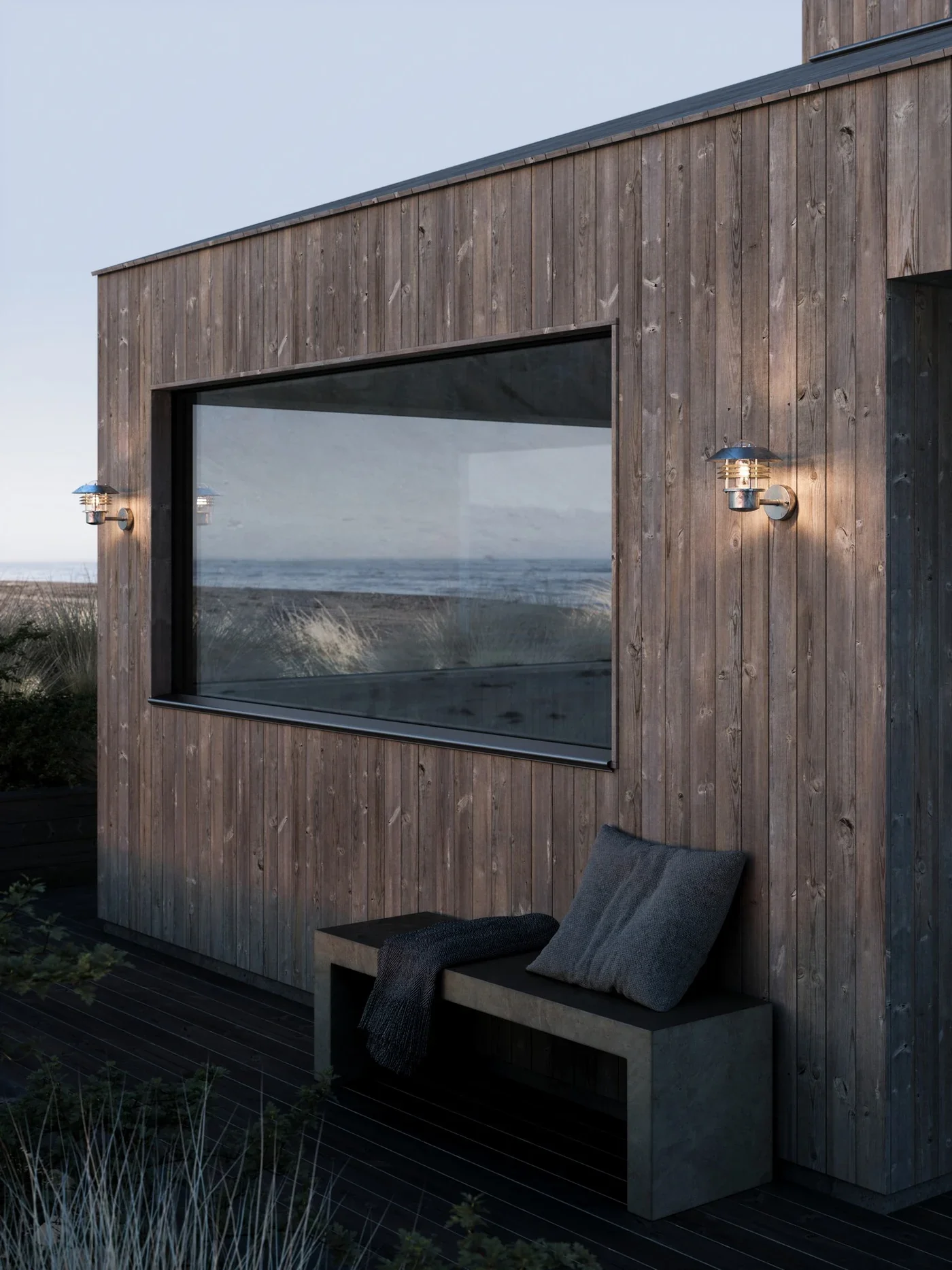 Vejers Up/ Down light- Galvanized/ Black Finish - Image 9