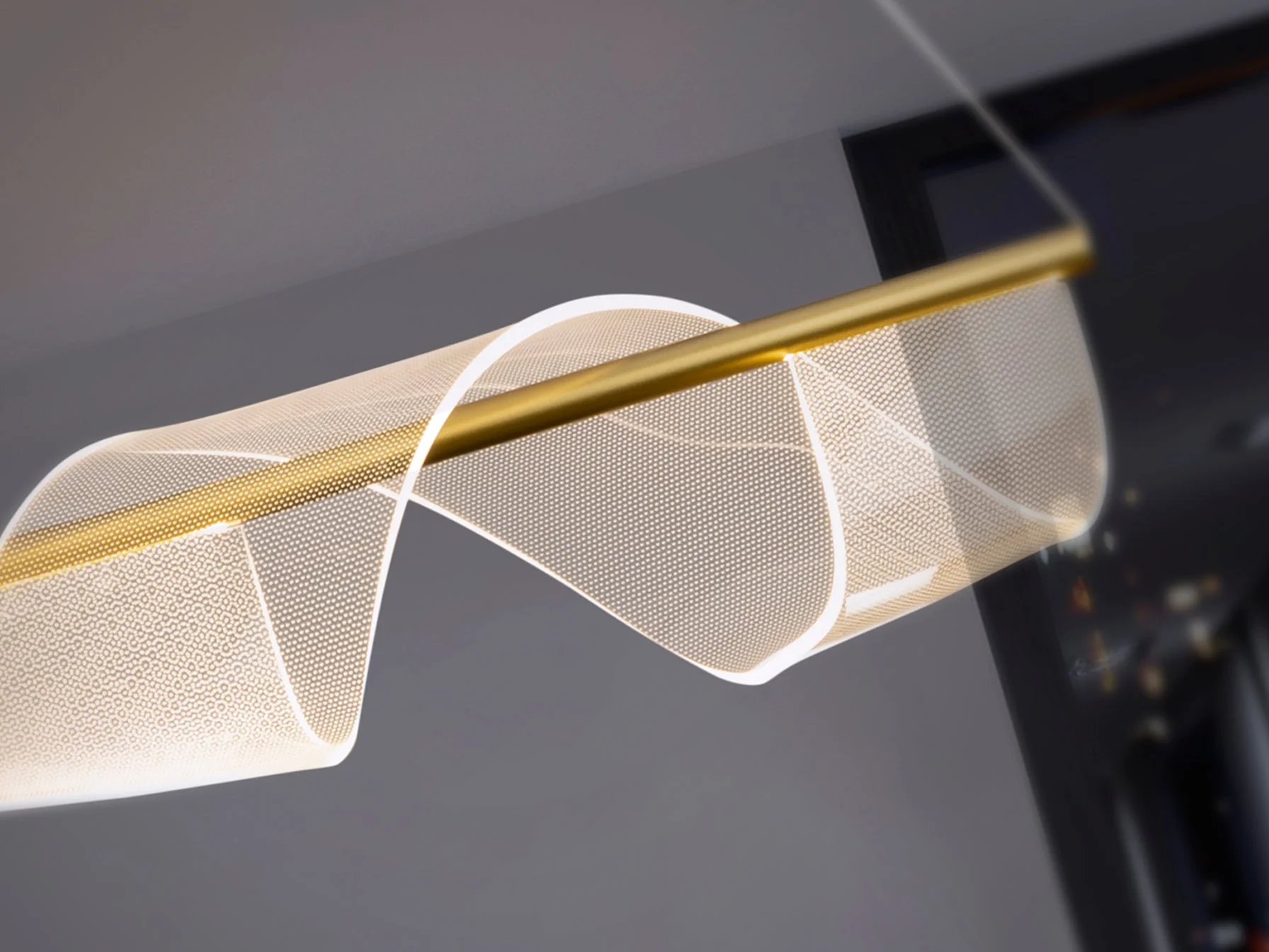 Velas LED Linear Pendant - Matt Gold - Image 4