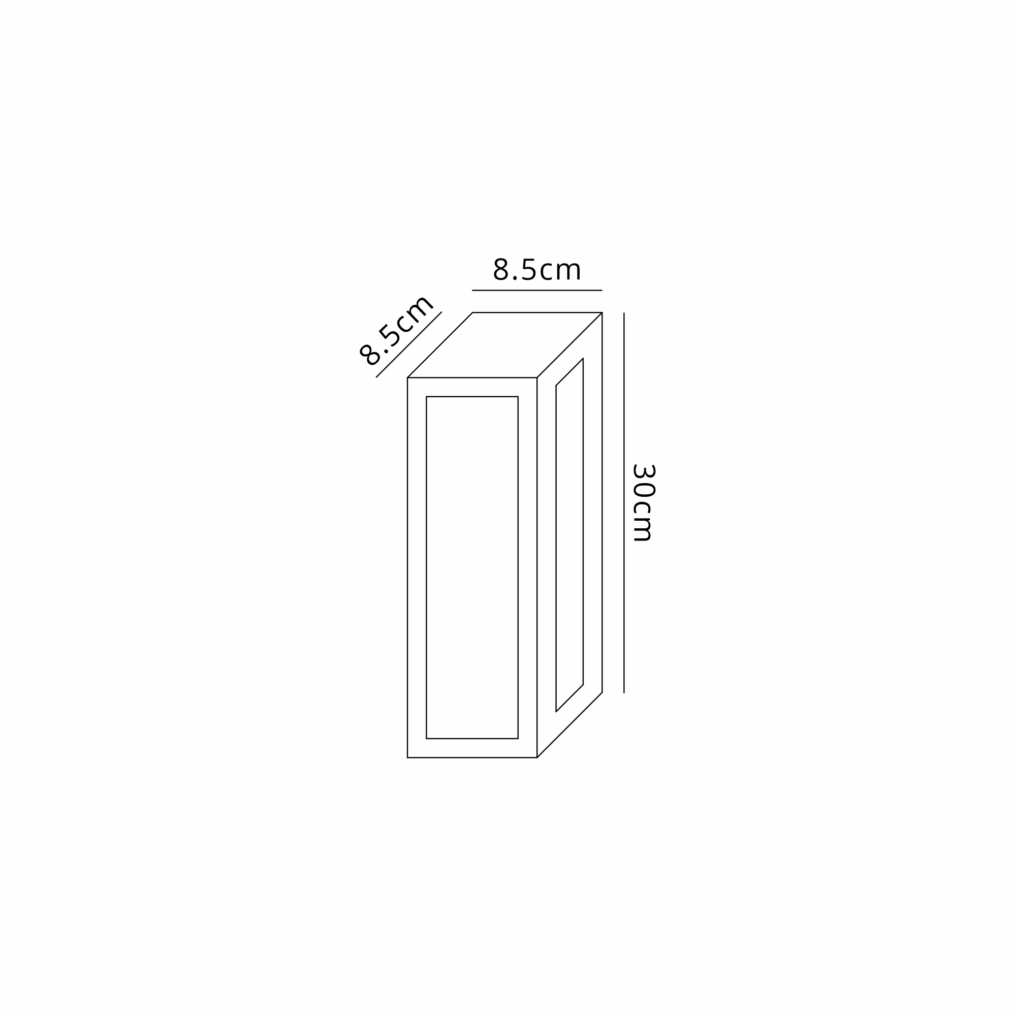 Velora  Wall Lamp, 10W LED, 3000K, 760lm, IP44, Black, 3yrs Warranty - Image 7