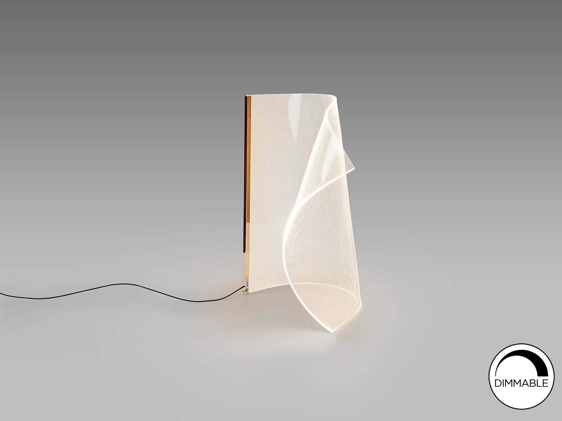 Velos II Table Lamp- Chrome/ Rose Gold Finishes - Image 2