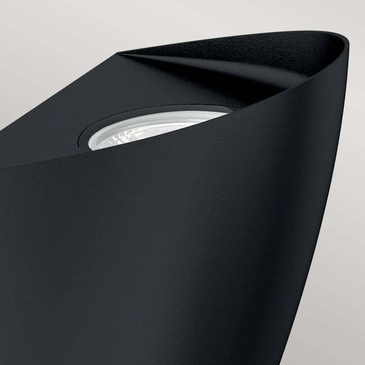 Vendela LED Wall Lantern – Black Finish - Image 2