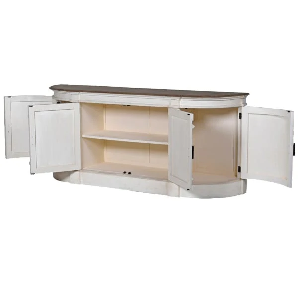 Venicci 4 Door Curved Sideboard - Image 3