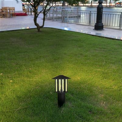 Venice 450 Mm Outdoor Post- Black Metal with Water Glass,ip44 - Image 5
