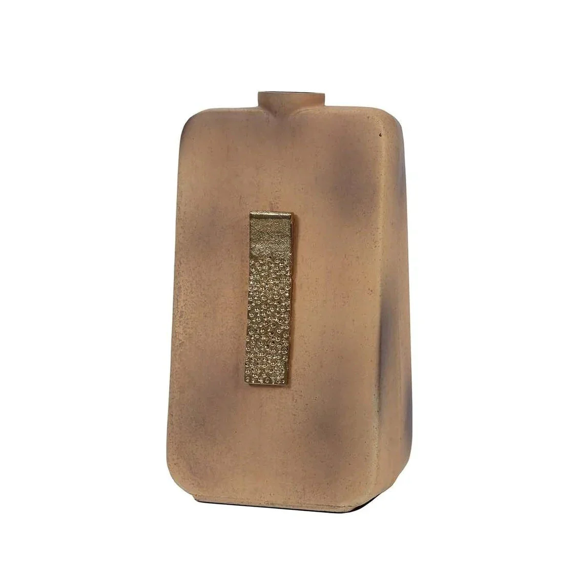Venice Small/Large Bottle - Warm Ochre & Gold Finish - Image 2