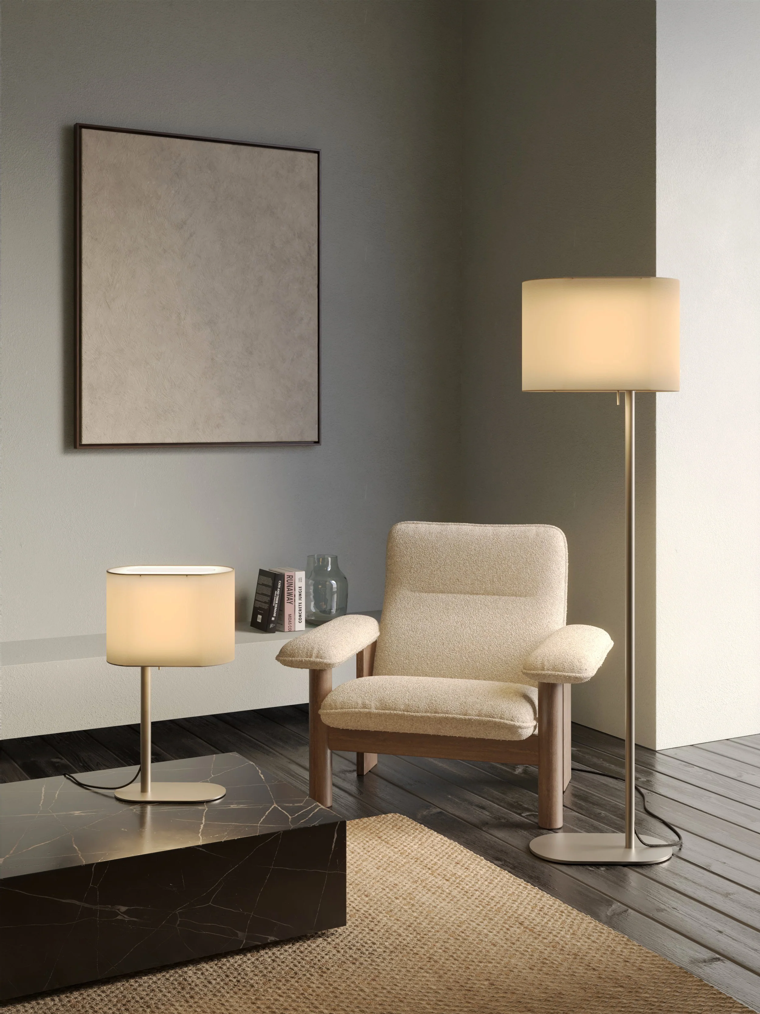 Venn Floor Lamp- Bronze/ Matt Nickel - Image 13
