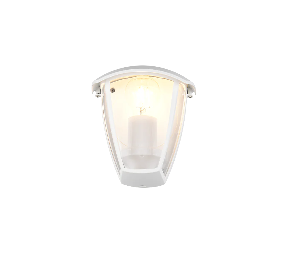 Venta Outdoor Flush Wall Light- Black/ White Finish - Image 10