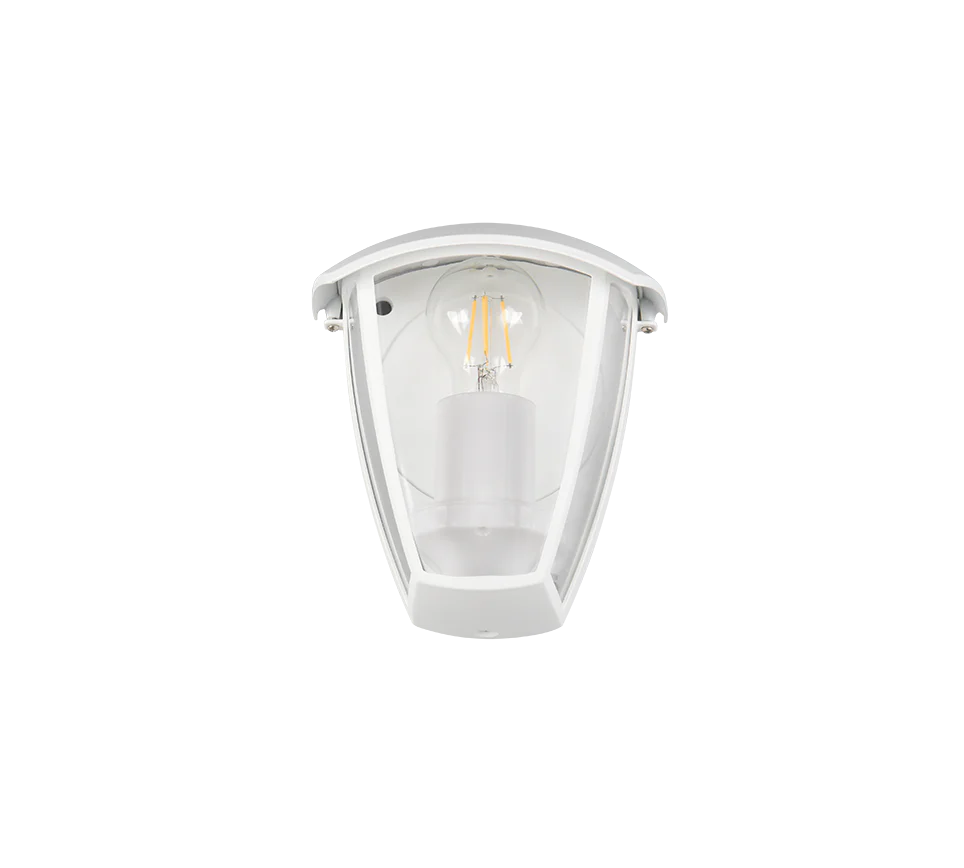 Venta Outdoor Flush Wall Light- Black/ White Finish - Image 11