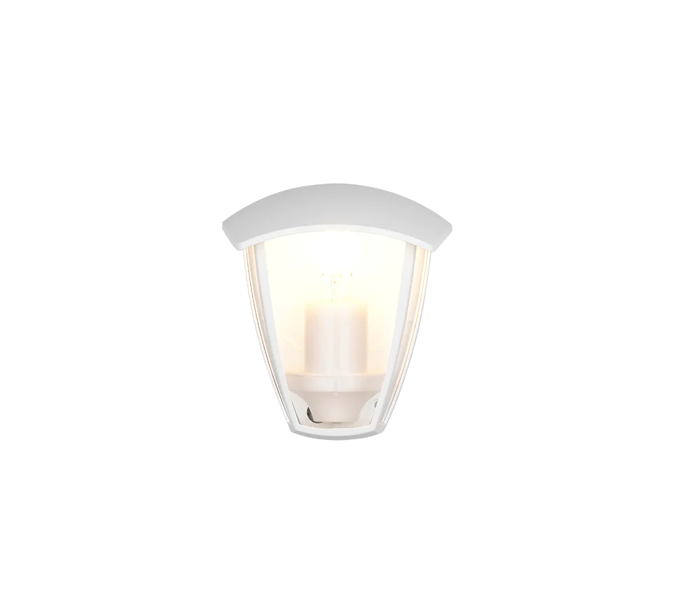 Venta Outdoor Flush Wall Light- Black/ White Finish - Image 8