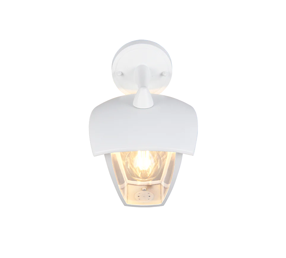 Venta Wall Light- White/ Black Finish - Image 15