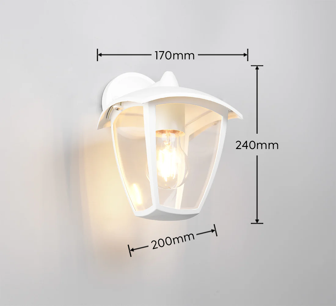 Venta Wall Light- White/ Black Finish - Image 17