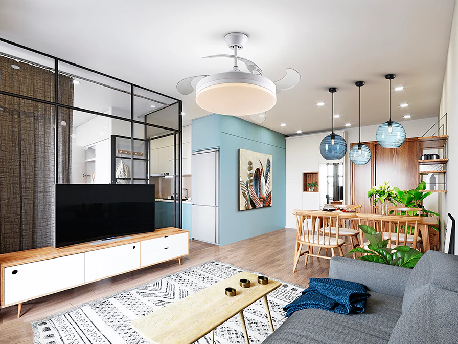 Vento Ceiling fans Ø 100 to 120 cm- Various Finishes - Image 4