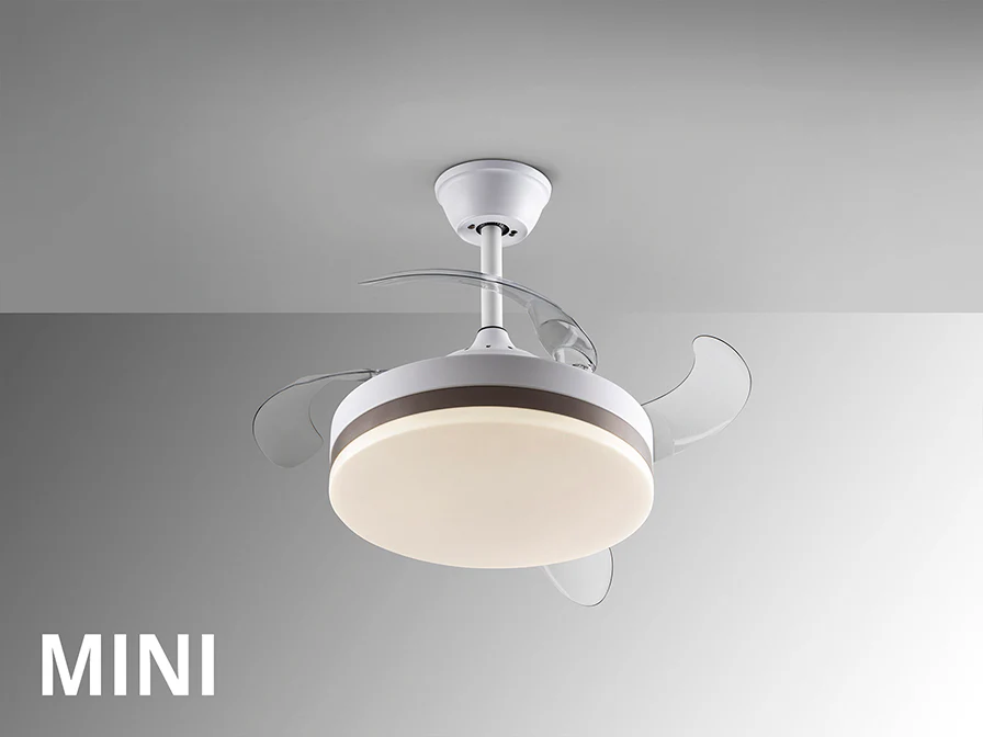 Vento Mini Ø 75 to 90 cm Dimmable Ceiling Fan- Various Finishes - Image 5