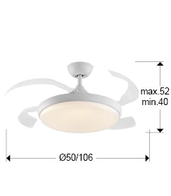 Venturi Ceiling fans Ø 100 to 120 cm- Black/ White Finishes - Image 3