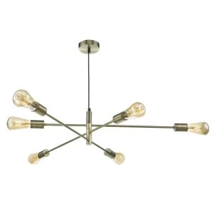 Venus 6Lt Centre Ceiling Light - Various Colours - Image 2