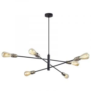 Venus 6Lt Centre Ceiling Light - Various Colours - Image 5