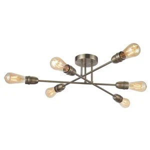 Venus 6Lt Semi Flush- Various Colours - Image 2