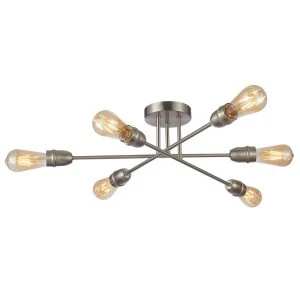 Venus 6Lt Semi Flush- Various Colours - Image 3