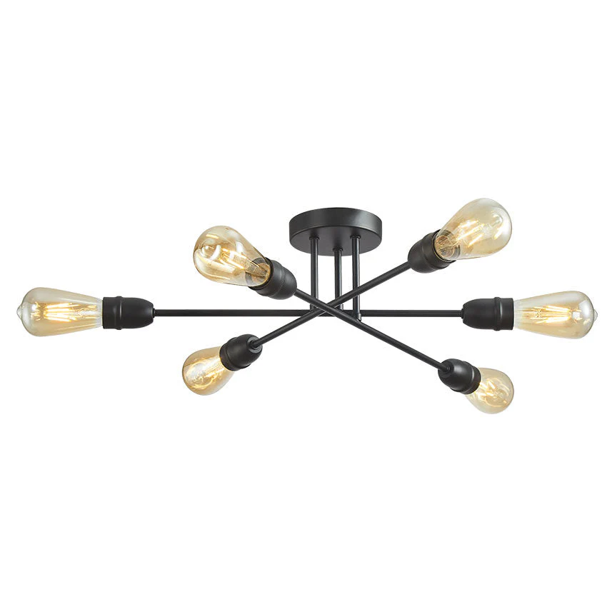 Venus 6Lt Semi Flush- Various Colours - Image 4