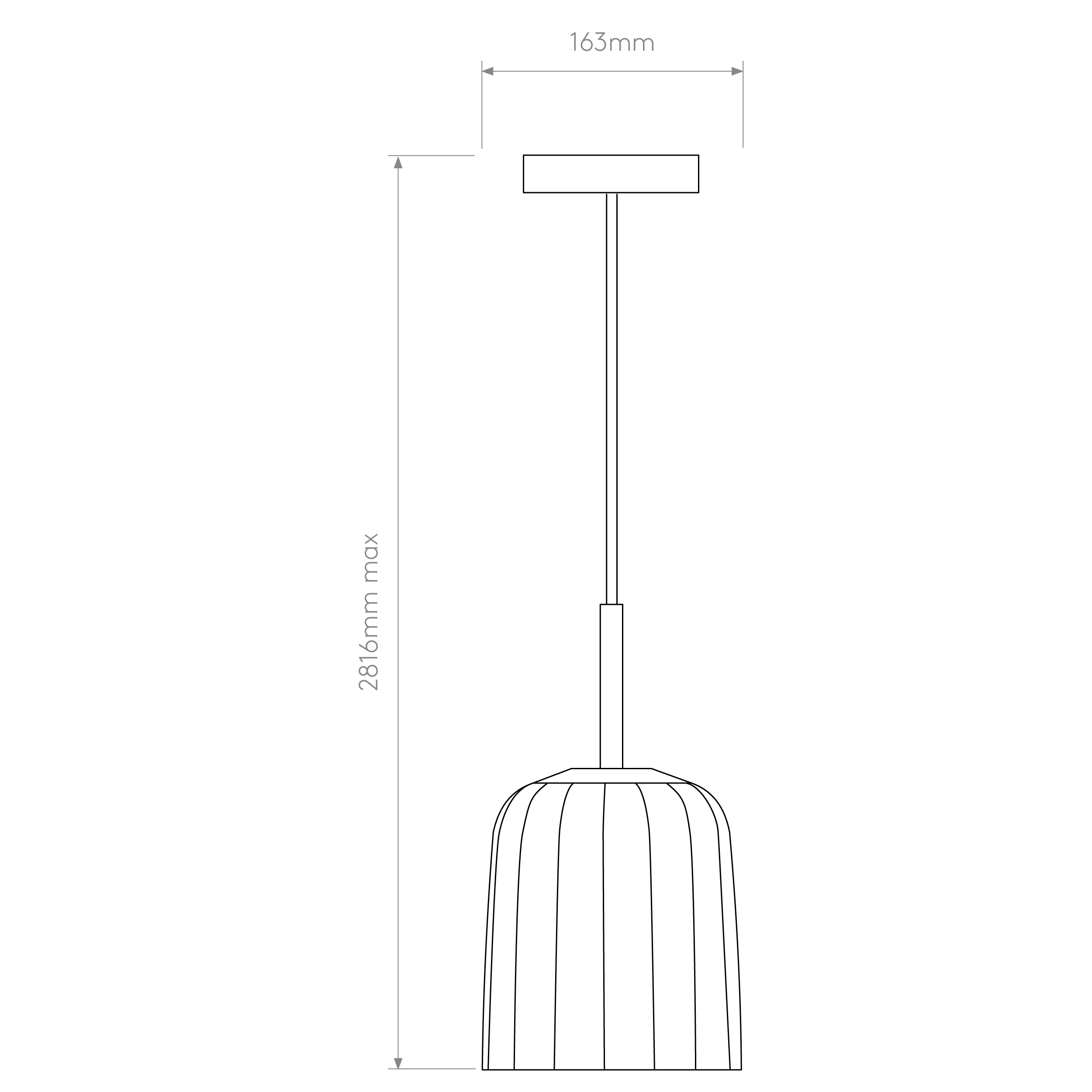 Veo Small/Large Pendant Indoor Pedant in Bronze - Image 10