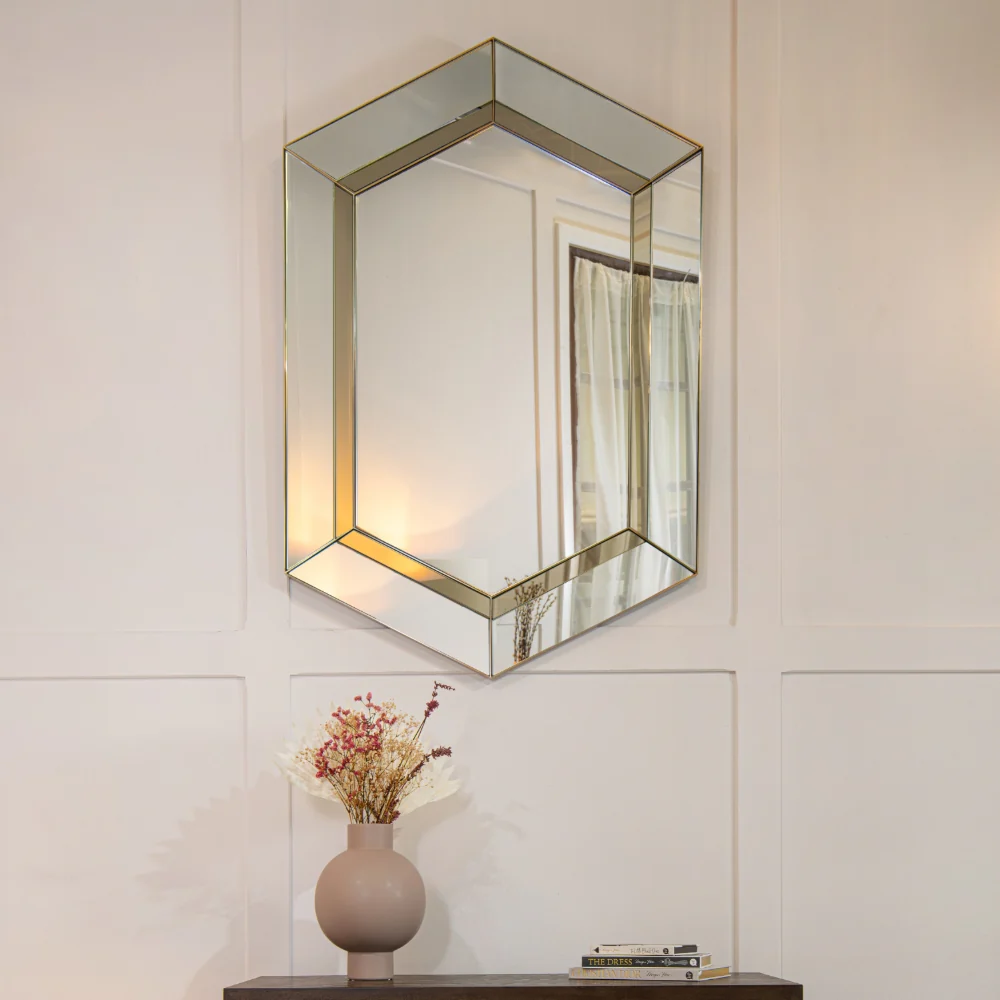 Vera Mirror - Brass - Image 2