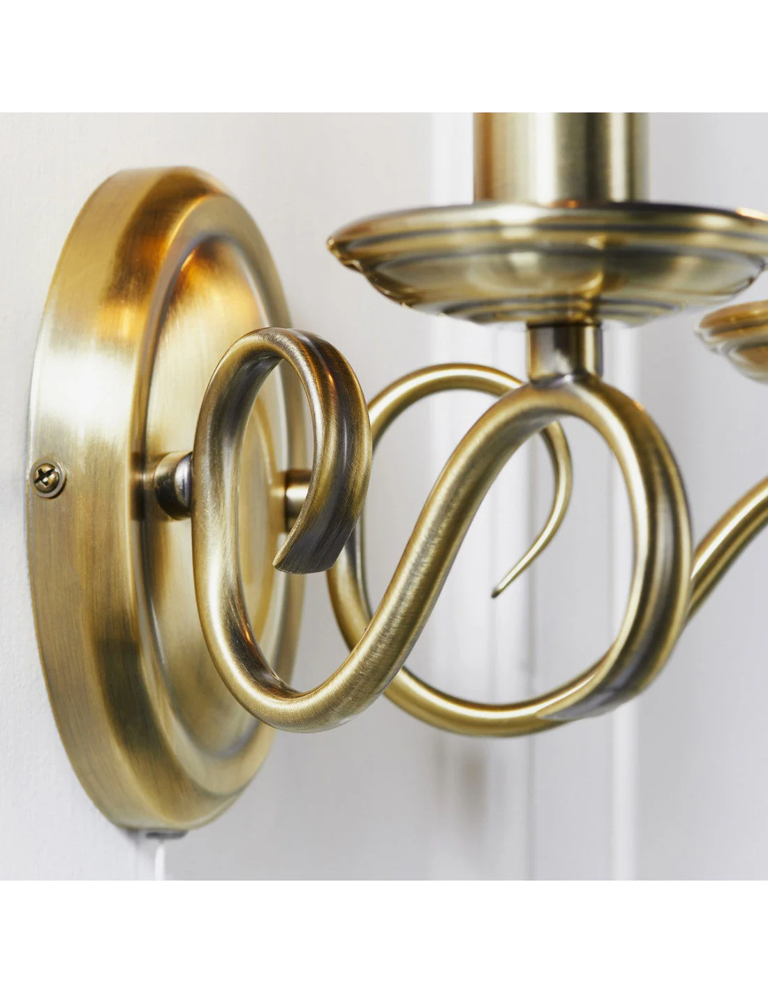 Vera Twin Wall Light - Antique Brass - Image 5