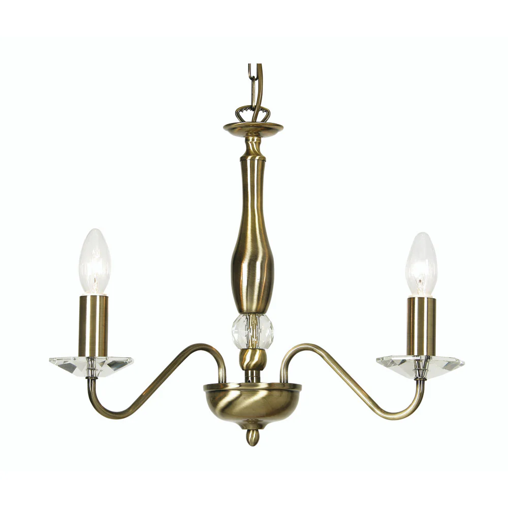 Vesta 3/5/8 Multi-Arm Pendant- Antique Brass & Silver Finishes - Image 2