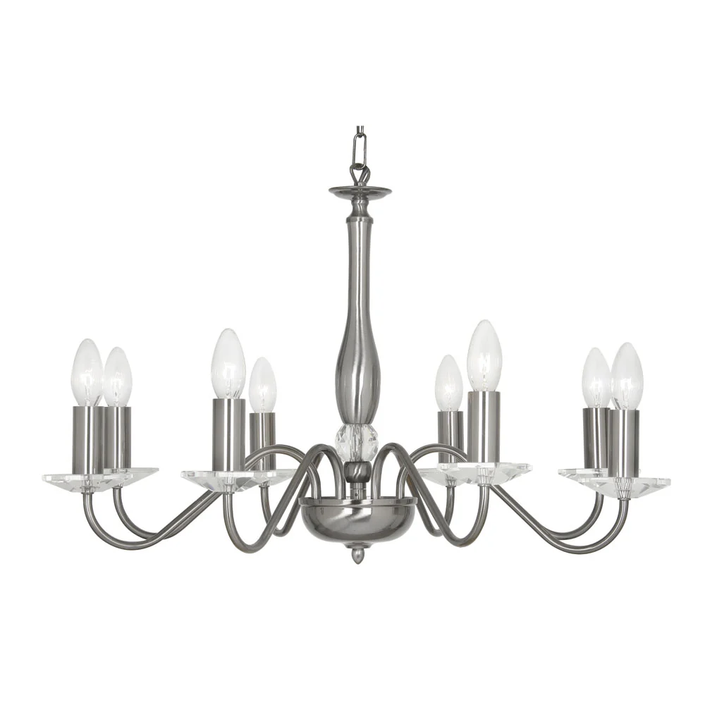 Vesta 3/5/8 Multi-Arm Pendant- Antique Brass & Silver Finishes - Image 5