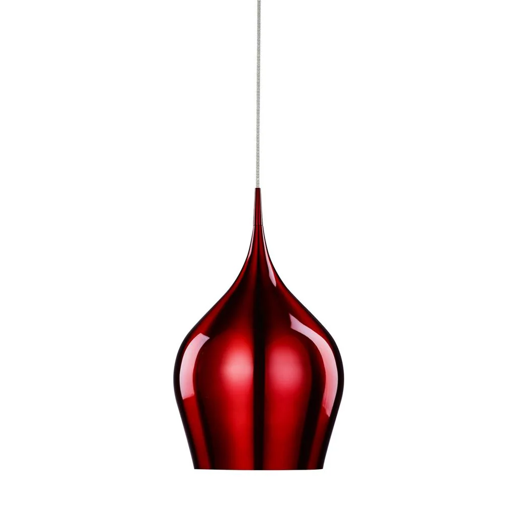 Vibrant Medium/Large Pendant - Metallic Pink/Gold/Green/Red Metal Finish - Image 13