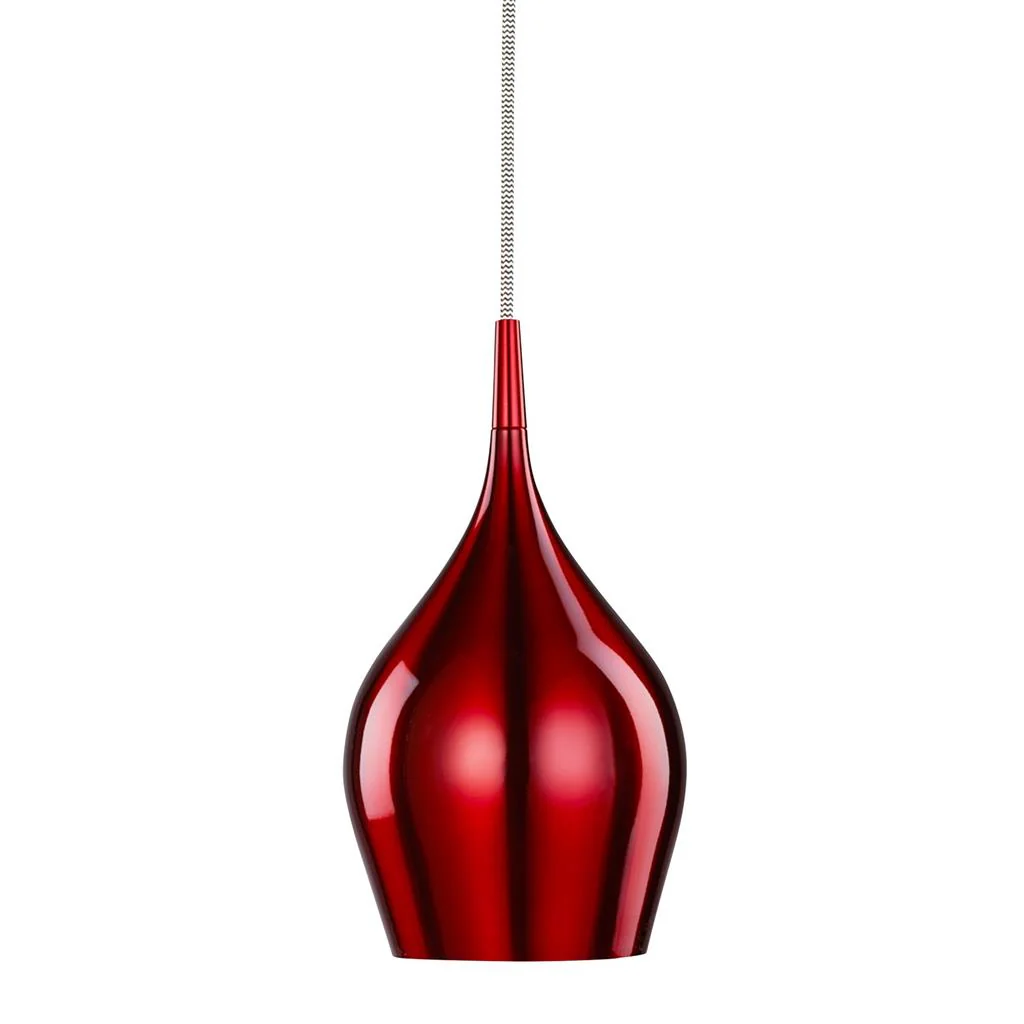 Vibrant Medium/Large Pendant - Metallic Pink/Gold/Green/Red Metal Finish - Image 8