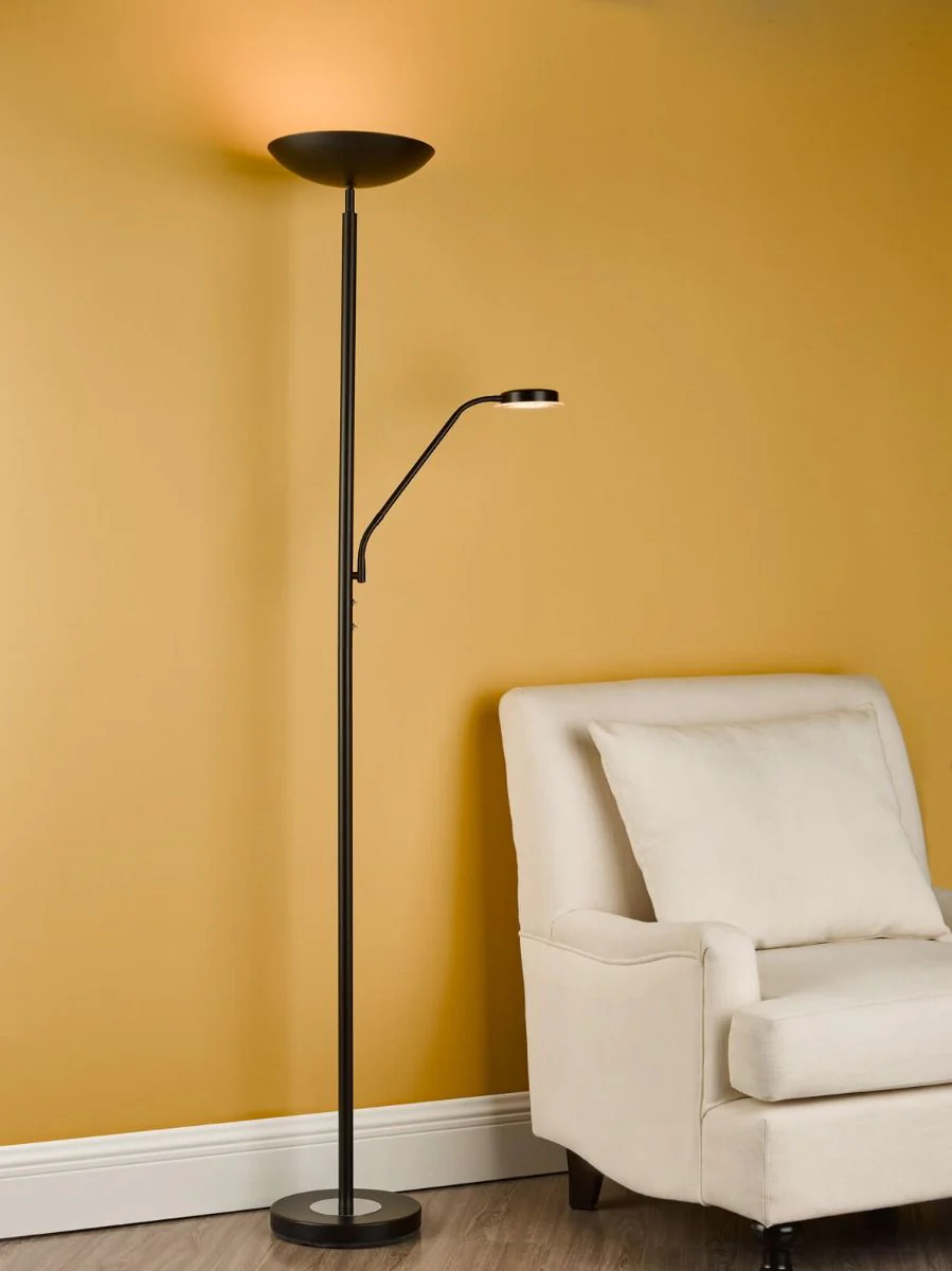 Victor Mother & Child Lamp Matt Black Led - Image 9