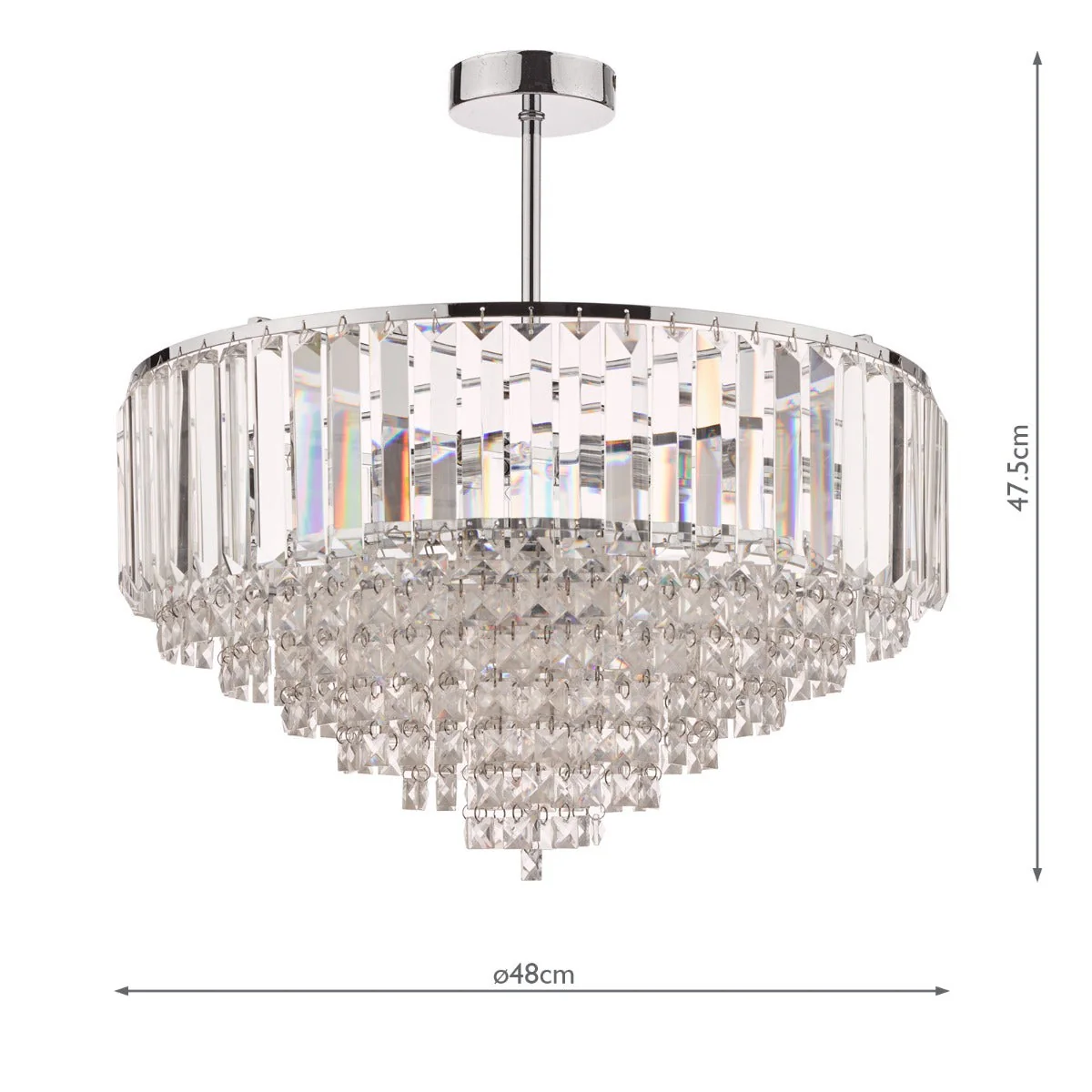 Vienna 3/5Lt Semi Flush In Various Finishes - Image 20