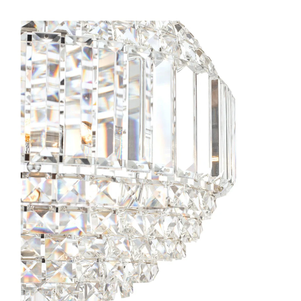 Vienna 5lt Chandelier Crystal & Polished Chrome - Image 2