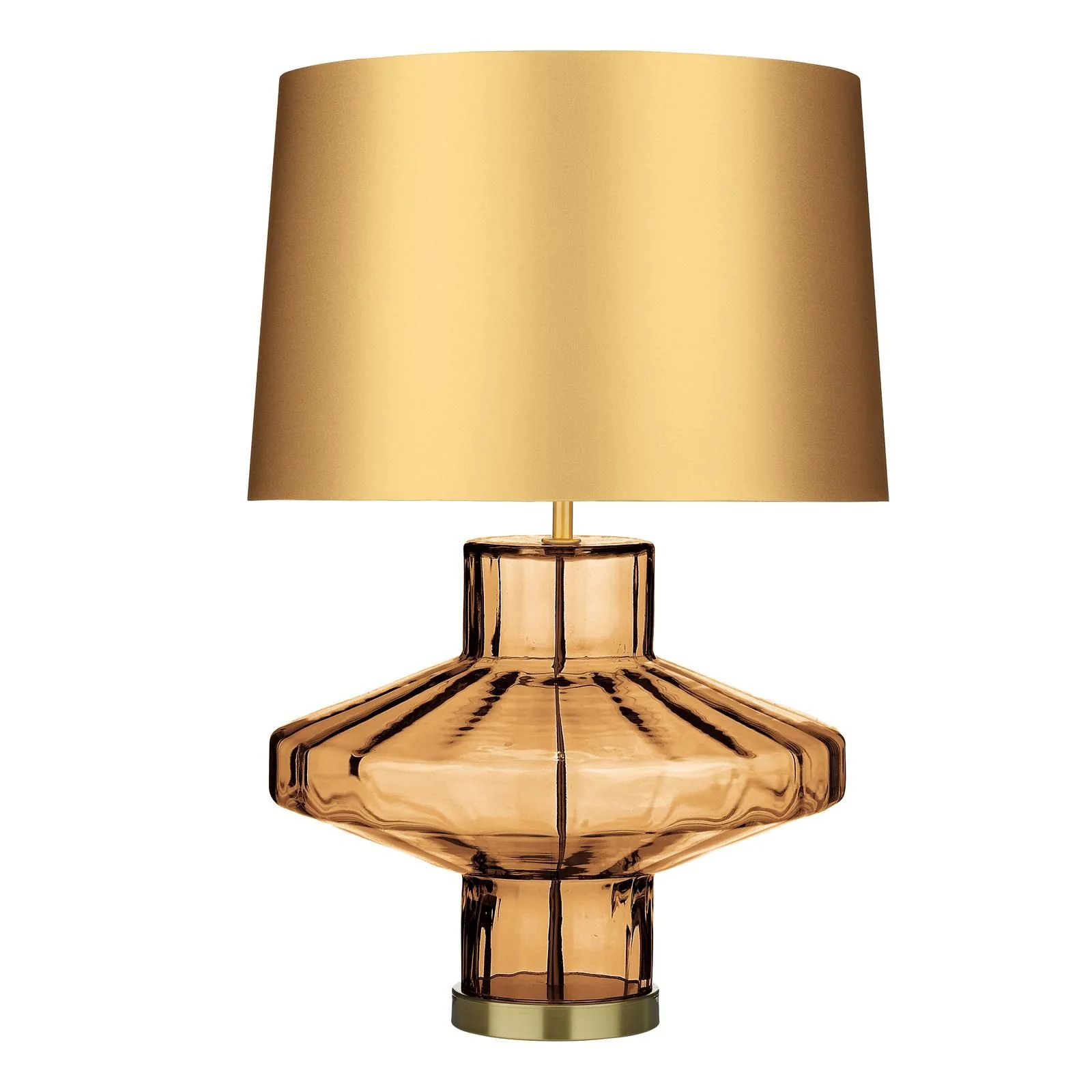 Vienna Table Lamp Tobacco Glass/ Moss Glass- Base Only
