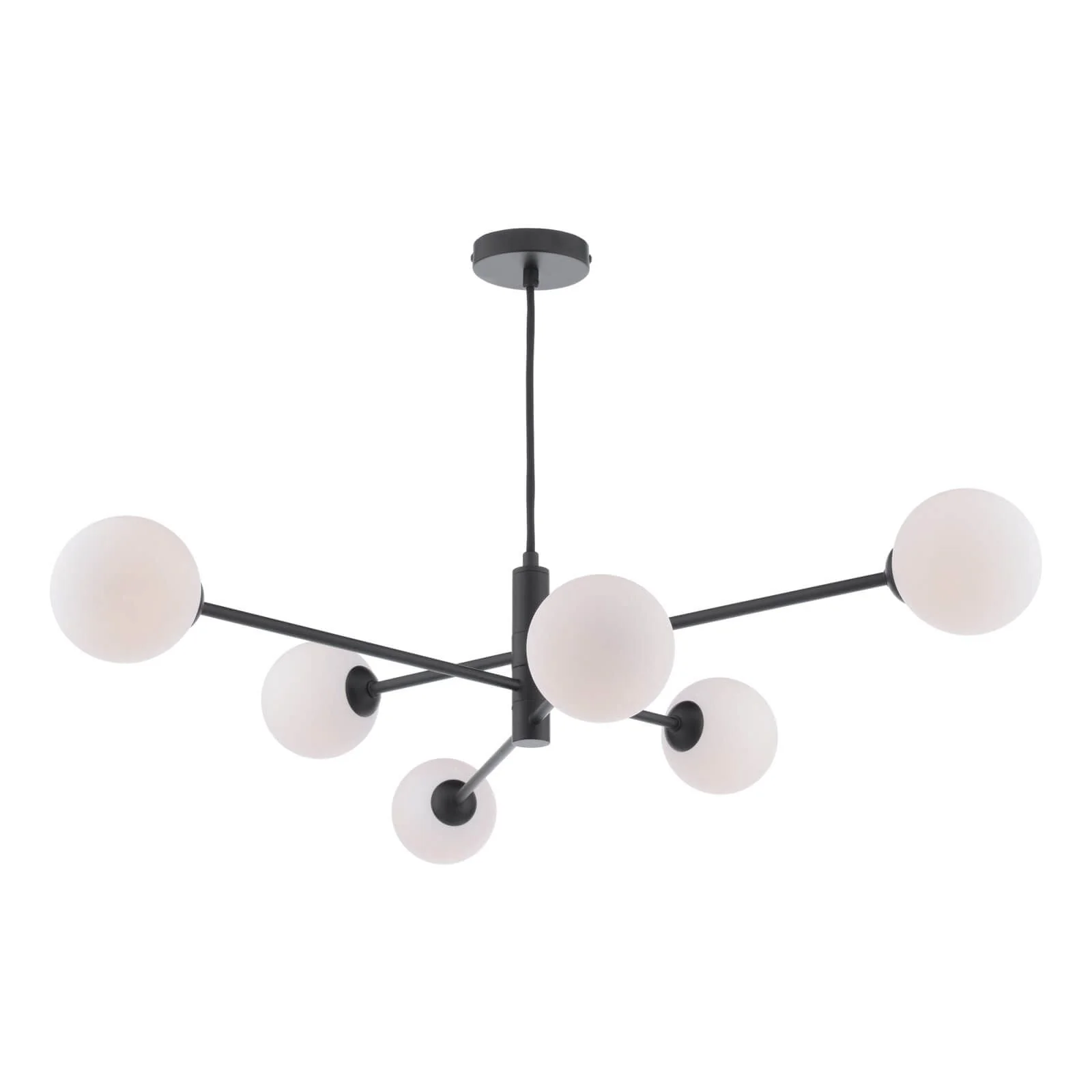 Vignette 6 Light Pendant Aged Brass/Polished Chrome Variety Of Shades - Image 10