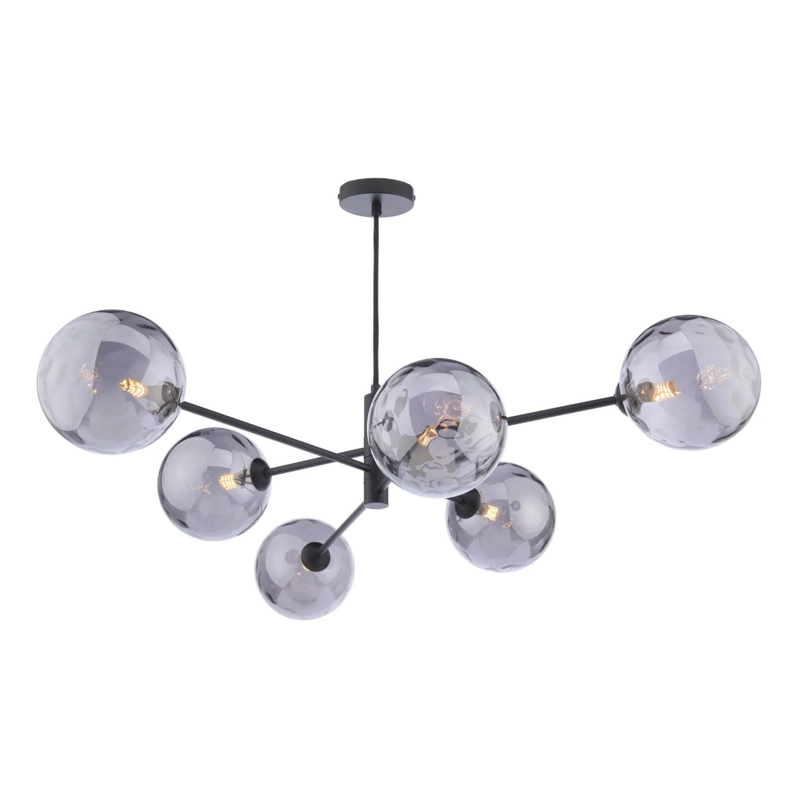 Vignette 6 Light Pendant Aged Brass/Polished Chrome Variety Of Shades - Image 8