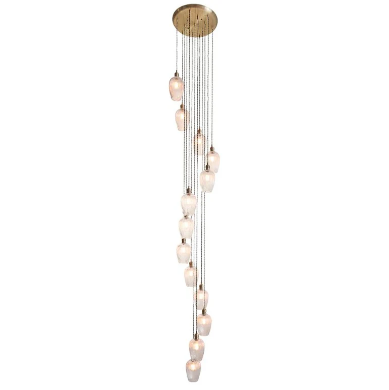 Vigo 7/13Lt Cluster Pendant - Brass/Nickel - Image 2