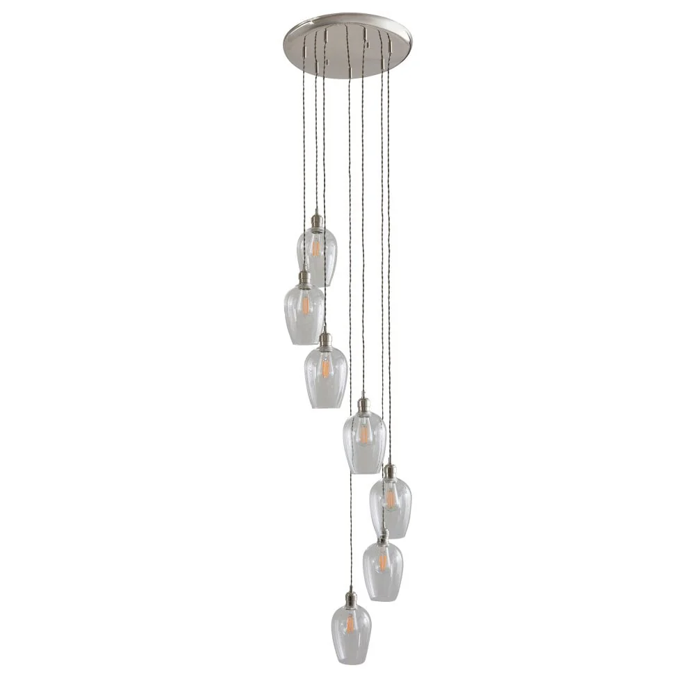 Vigo 7/13Lt Cluster Pendant - Brass/Nickel - Image 3