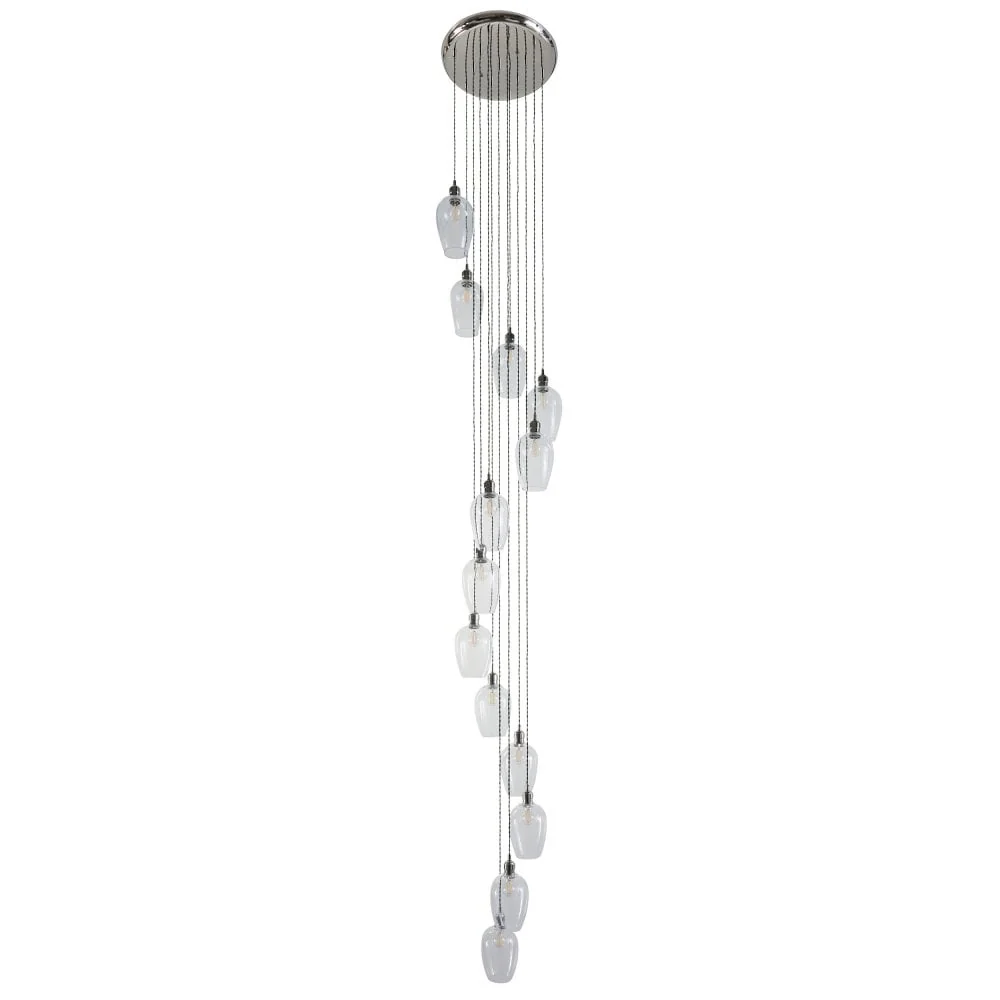 Vigo 7/13Lt Cluster Pendant - Brass/Nickel - Image 4