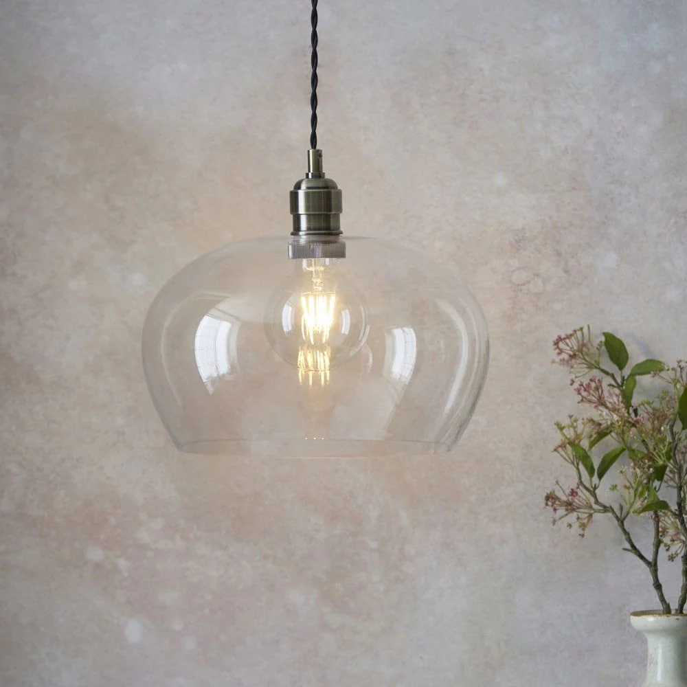 Vigo Pendant - Bright Nickel/Antique Brass, Various Sizes - Image 2