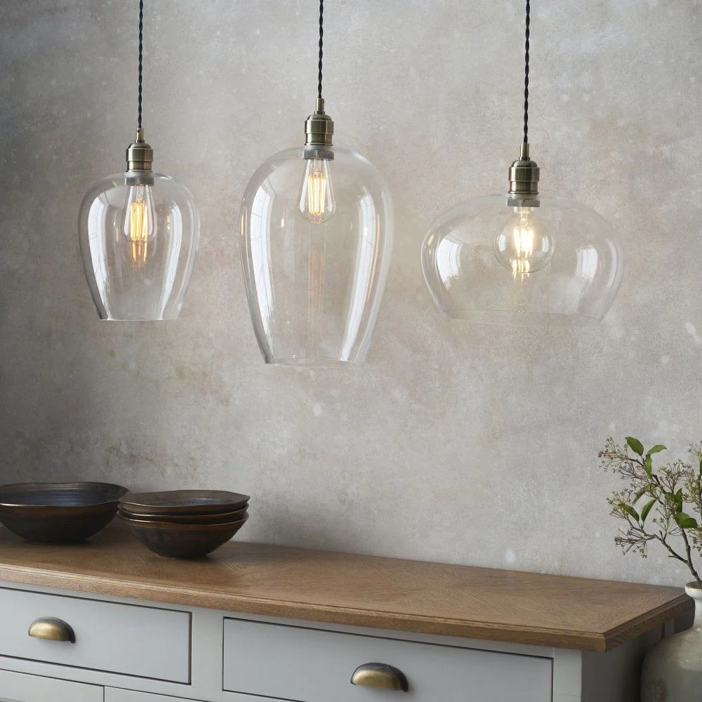 Vigo Pendant - Bright Nickel/Antique Brass, Various Sizes - Image 8