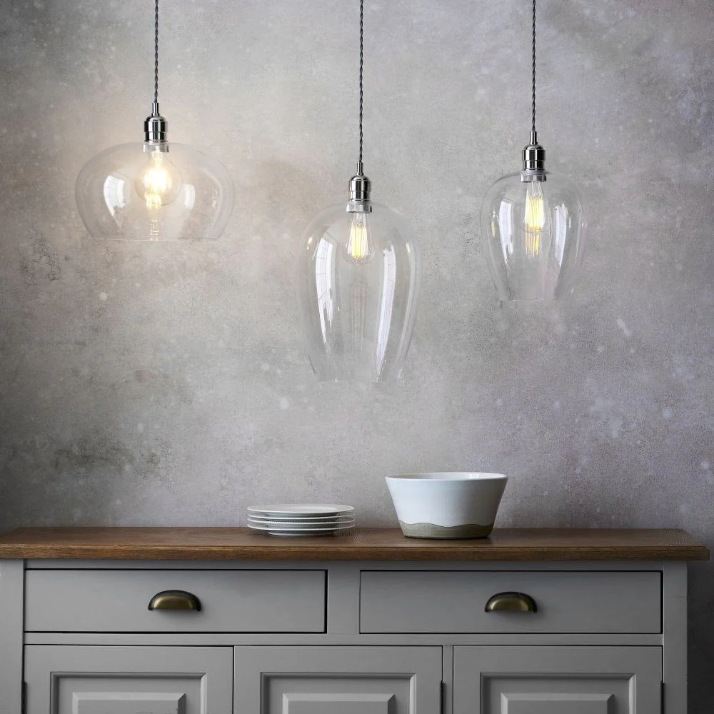 Vigo Pendant - Bright Nickel/Antique Brass, Various Sizes - Image 9