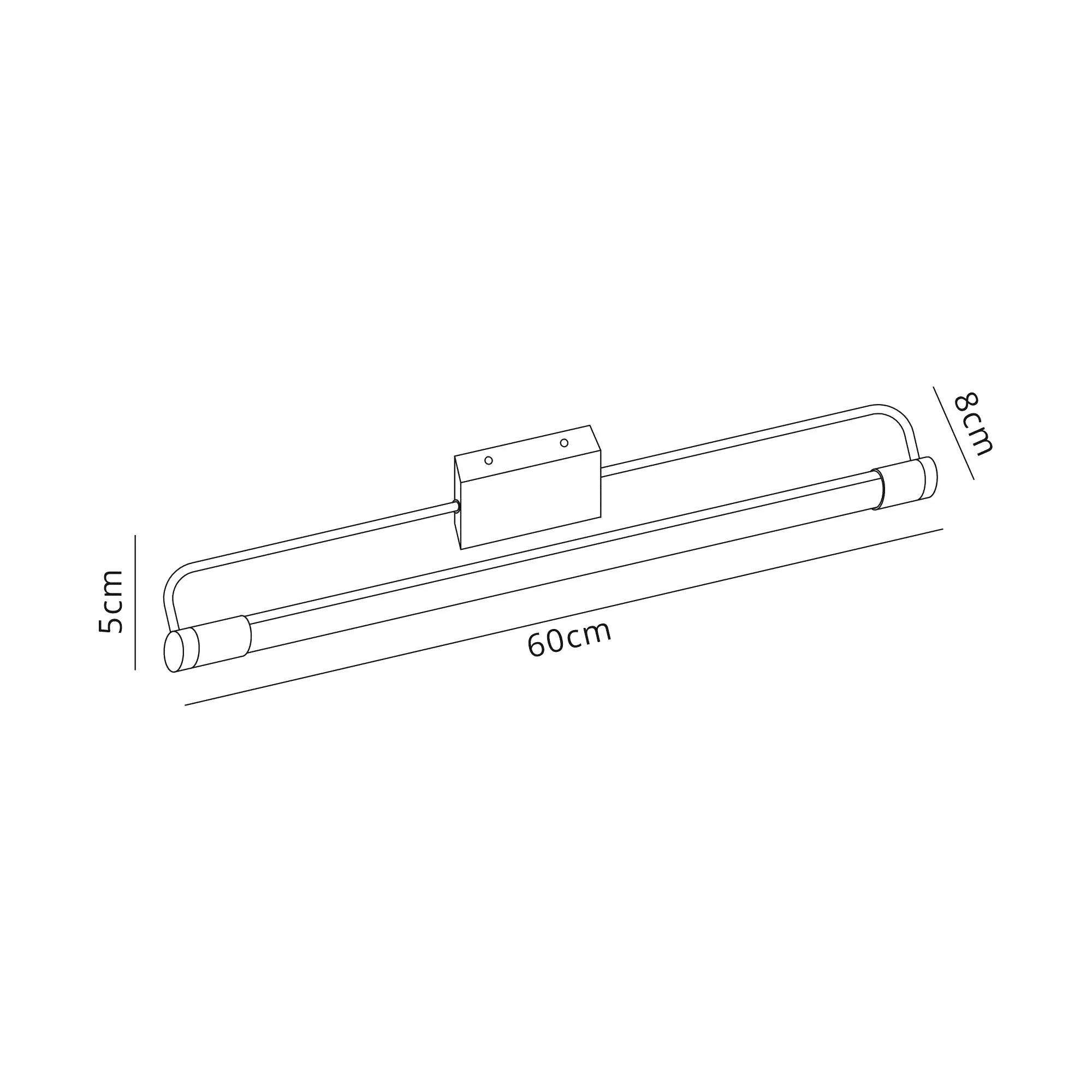 Villabey LED 1 x 14W Chrome Wall Lamp Large 1 Light 4000K IP44 3yr Warranty - Image 4