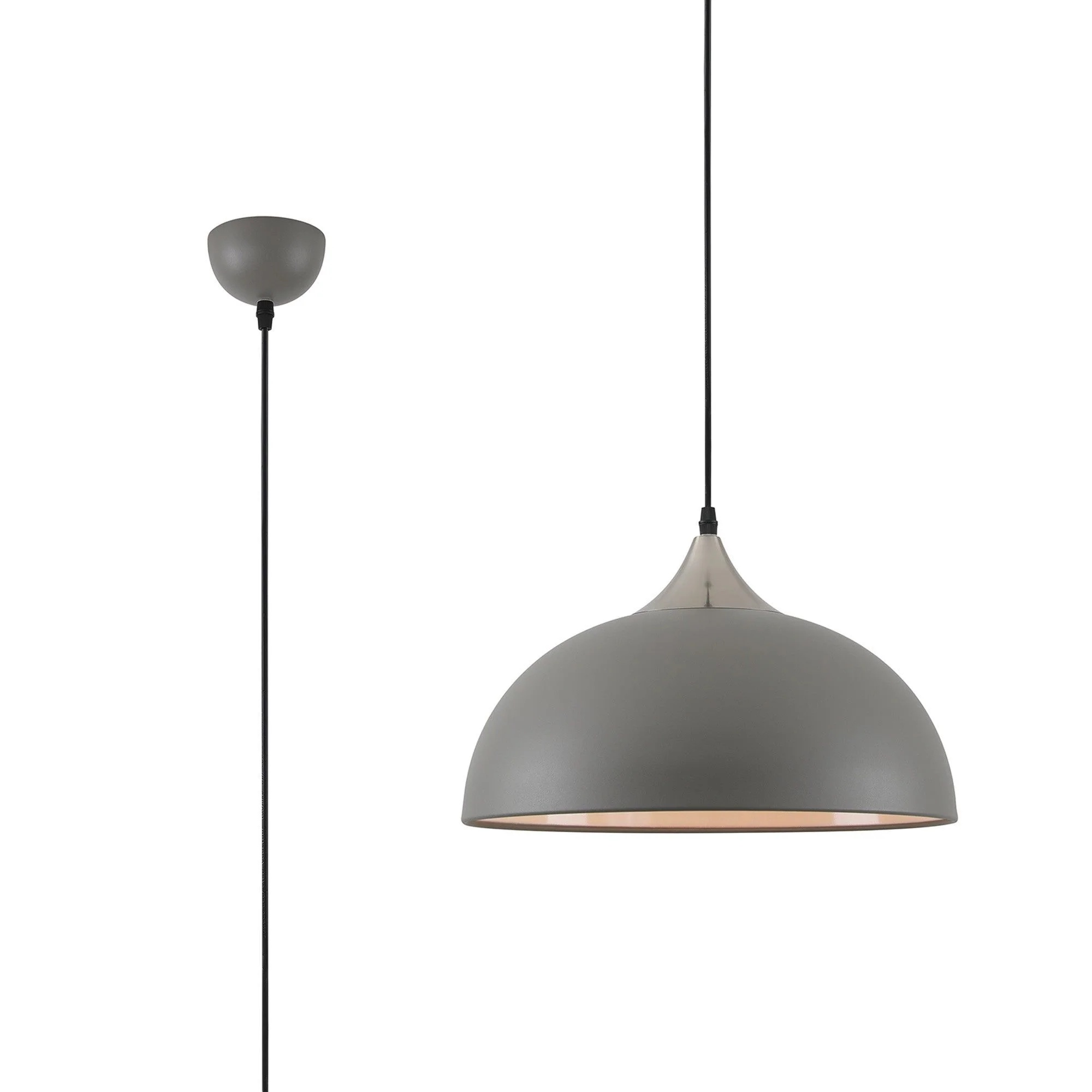 Ville Pendant Ceiling Light - Sand White / Graphite / Sand Grey - Image 2