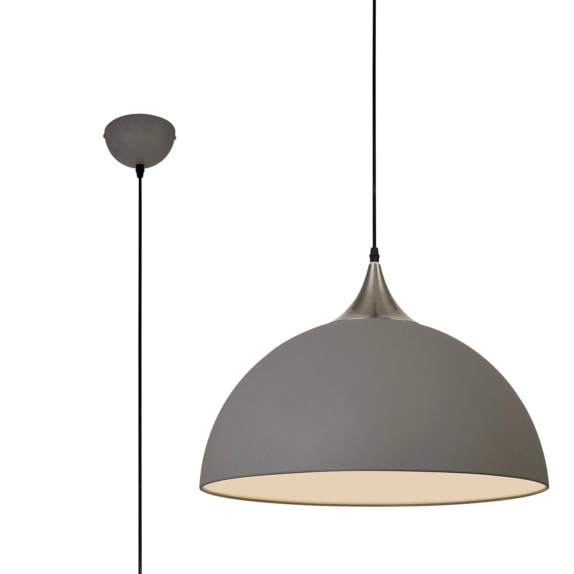Ville Pendant Ceiling Light - Sand White / Graphite / Sand Grey - Image 7