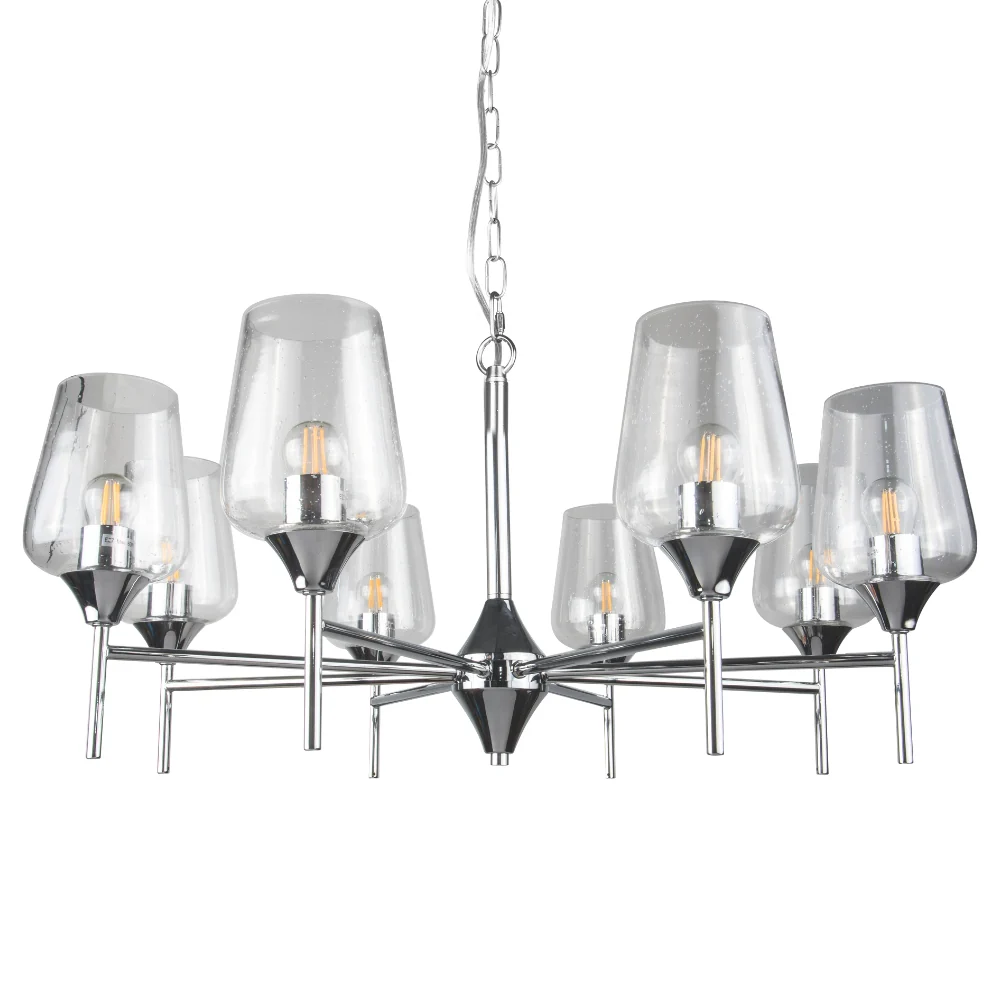 Vino 3Lt/ 5Lt/ 8Lt Ceiling Light- Antique Brass/ Satin Chrome/ Polished Chrome Finishes - Image 10