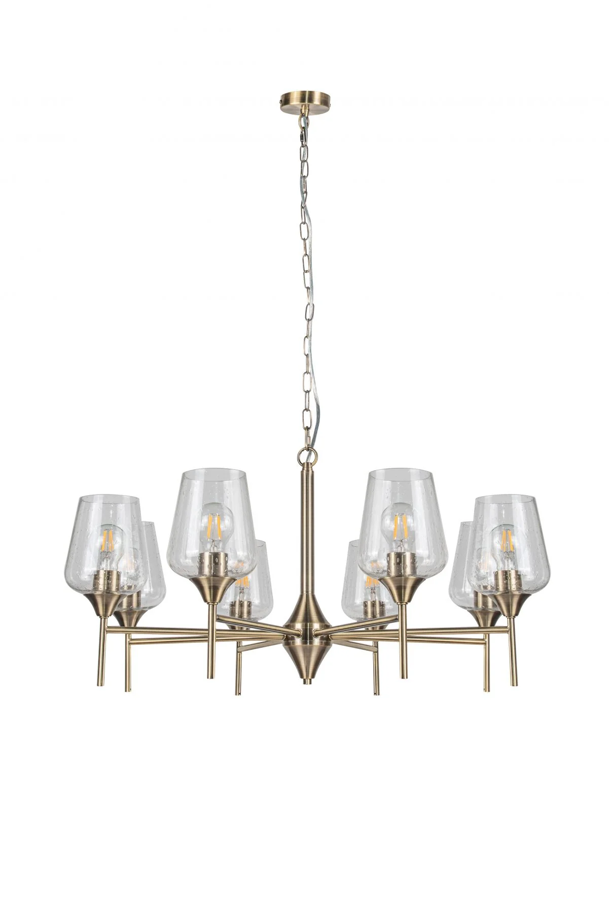 Vino 3Lt/ 5Lt/ 8Lt Ceiling Light- Antique Brass/ Satin Chrome/ Polished Chrome Finishes - Image 12