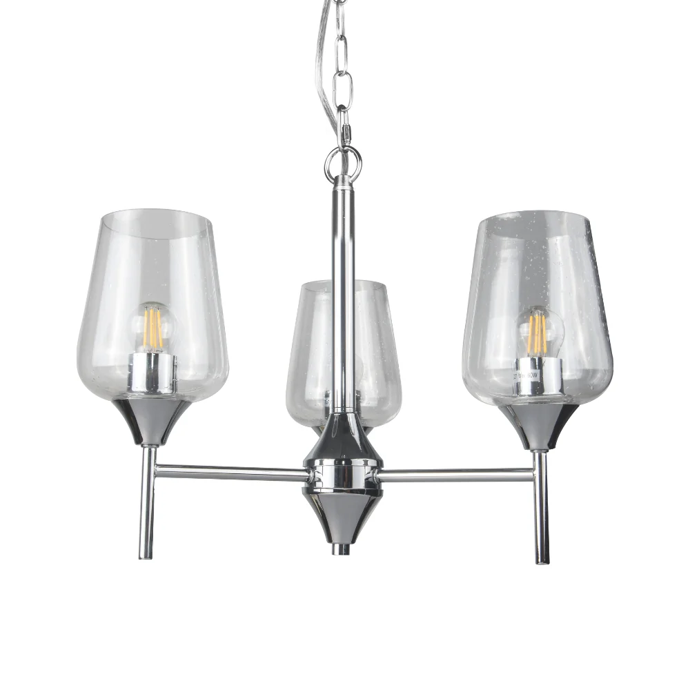 Vino 3Lt/ 5Lt/ 8Lt Ceiling Light- Antique Brass/ Satin Chrome/ Polished Chrome Finishes - Image 3